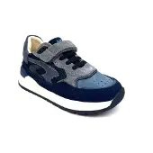 Shoesme leren sneakers brons/zwart Meisjes Suède Meerkleurig - maat 28