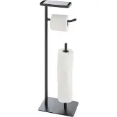 Coppens Toiletrolhouder Filano metaal zwart |