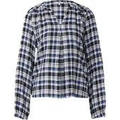 s.Oliver Blouse navy / bordeaux / zwart / wit