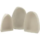J-Line wandrek - papier maché - wit - 3 stuks