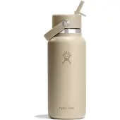 Hydroflask - Wide Flex Straw Cap - Drinkfles 946 ml, beige
