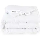 Cinderella Soul Dekbed 4-seizoenen - 1 Persoons - Luxe Eendendons Vulling - Percale tijk - 140x 200 cm