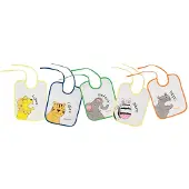 Playshoes - Vijf pak slabbetjes voor kinderen - Orgineel - Onesize - maat Onesize