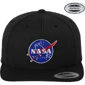 Nasa Insignia Premium Snapback Cap Black