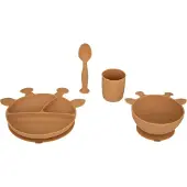Atmosphera Kids servies set giraf - Oker - Silicone