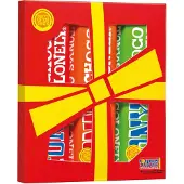 Tony's Chocolonely - Proeverijtje klein met 3 reepjes - Chocoladecadeau - Verjaardag - Moederdag - Vaderdag - Geschenkdoos - Bedankt - Fairtrade Belgische Chocola