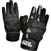 MUGENRACE Halfy Zwarte Handschoenen Maat S