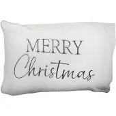 Clayre & Eef Kussenhoes 35x50 cm Wit Polyester