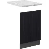 Vicco Fame-Line Frontpaneel – 45 cm, WB Marmer Zwart gestreept