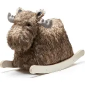 Kids Concept Rocking Elk - Hobbelpaarden Katoen Brown - 1000301