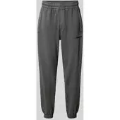 Pegador Tapered fit sweatpants met labelstitching