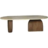 Giga Meubel Salontafel Wessel Travertin Bruin