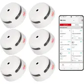 X-Sense XS01-WX Rookmelder - Slimme melder WiFi - 6-pack