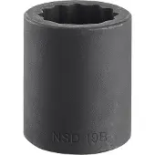 Facom impactdop 28 mm 1/2 12 -kant - NSD.28B