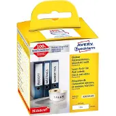 Avery Zweckform AVERY Ordnerrugetiket AS0722480 AS0722480 Permanent klevend 59 x 190 mm 1 Rollen à 110 Etiketten