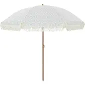 vidaXL Strandparasol 205 x 205 x 210 cm Polyester en Staal Rond