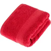 Homescapes badstof handdoek 100% katoen rood