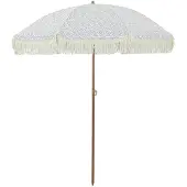 vidaXL Strandparasol 160 x 160 x 196 cm Polyester en Staal Rond