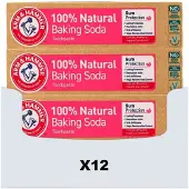 Arm & Hammer 12x Tandpasta 100% Natural Gum Protection 75 ml