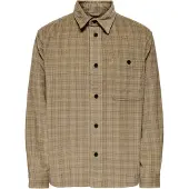 Only & Sons Overhemd 'ONSWaleed' sand / donkerbeige