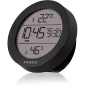 KIENZLE Weerstation - Rond - Thermo-, Hygrometer - Zwart