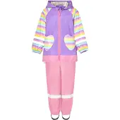 Playshoes Functioneel pak 'Einhorn' azuur / geel / lila / rosa