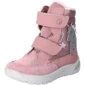 Ricosta Snowboots 'Annika' grijs / rosa / oudroze