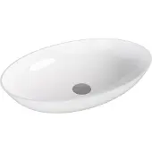 Polysan Banera waskom ovaal 60x40cm wit glans