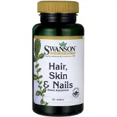 Swanson Health , Haar, Huid & Nagels, 60 tabletten