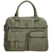 Enrico Benetti Ardèche 66585 Handtas met 15" laptopvak - Olijf groen