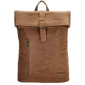 Enrico Benetti Rotterdam 66598 Laptop rugzak / businesstas rolltop rugzak 15" laptopvak- Camel