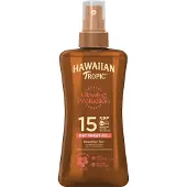 Hawaiian Tropic Spray Droge Oliën - Hawaïan Tropic - SPF 15 - 200ml - Waterproof - Gemiddelde Bescherming