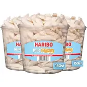 Haribo 3x Witte Muizen 150 stuks