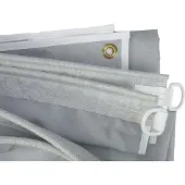 Esvo universele caravanluifel - 300 x 240 cm - polyester - grijs