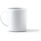 Roly 20 stuks witte herbruikbare PP mok 300 ml model Lino