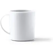 Roly 10 stuks witte herbruikbare PP mok 300 ml model Lino