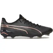 Puma King Ultimate Gras / Kunstgras Voetbalschoenen (MG) Zwart Brons Donkergrijs