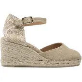 Castañer Espadrilles 'Carol' sand / lichtbeige