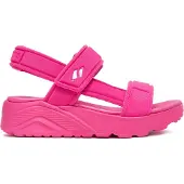 SKECHERS UNO Lite - Sunny Stand meisjes sandalen fuchsia roze maat 34