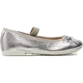 Geox PLIE MEISJES Ballerina's - ZILVER - Maat 25