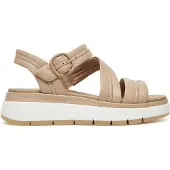 Clarks Clarksvoor vrouwen. 26181475 Tuscan Strap roze leren sandalen (39.5), Leer, 3 tot 5 cm, Gesp, Casual