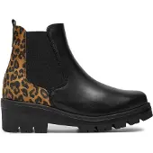Tamaris Chelsea boots cognac / zwart