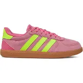 Adidas Sneakers laag 'Breaknet Sleek' neongroen / eosine / donkerroze