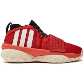 Adidas Sportschoen 'Dame 8 Extply' rood / zwart / wit