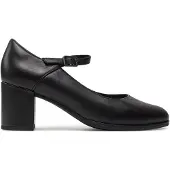 Clarks Freva55 leren sandalen met bandjes, zwart, maat 39 EU