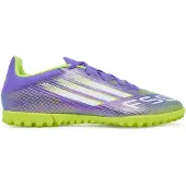 Adidas Voetbalschoen 'F50 CLUB' neongroen / donkerlila / wit