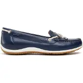 Geox Mocassins taupe / donkerblauw