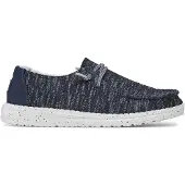 HeyDude Veterschoen 'Wendy Sox' navy / wit