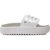 Adidas Strand-/badschoen 'Adilette' zilver / wit