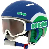 Head Skihelm & Skibril Set HEAD Kids Mojo Set Blue/Green-XXS